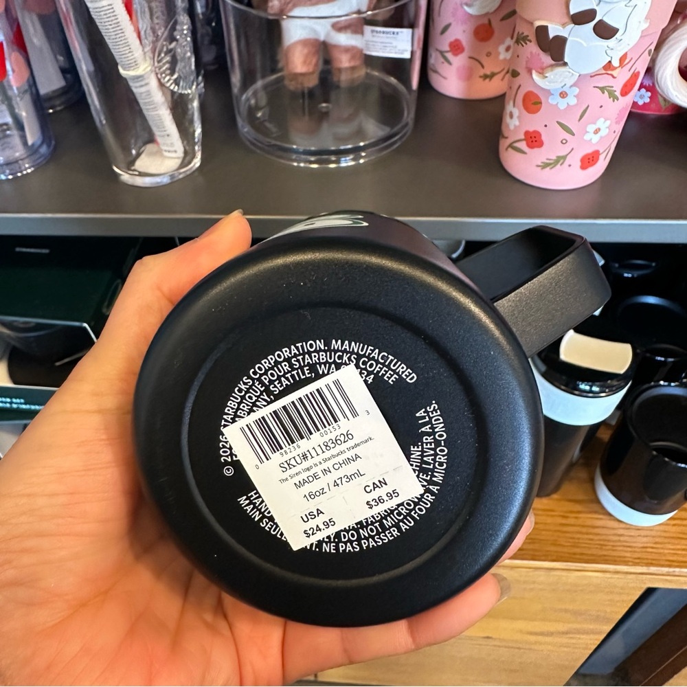 Limited Edition Starbucks 2026 Black & Green Heritage 1971 Mug New - Picture 4 of 4